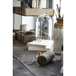 Glasklokke stor / uden bund