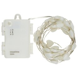 Udendrs lyskde med timer (batteridrevet) STJERNER