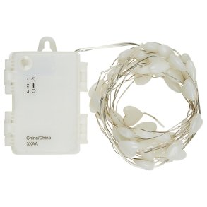 Udendrs lyskde med timer (batteridrevet) STJERNER