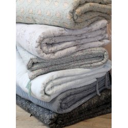 Madras med blomster Kul