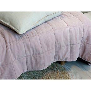 Vintage quilt støvet rosa fra Chic Antique