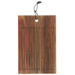 Skrebrt med riller i olieret akacietr