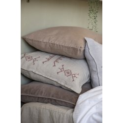 Pudebetrk i stenvasket velour fra Ib Laursen