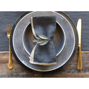 Servietring med blade