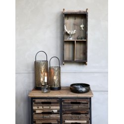 Reol til vg med knager og hylde