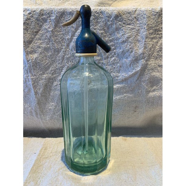 Antik fransk sifonflaske grn