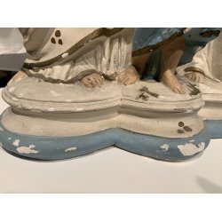 Gammel fransktriple skulptur