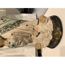 Gl. Madonna med Jesusbarn og engleansigter 