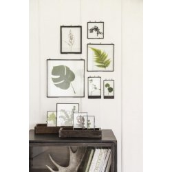 Fotoramme med elefant mnster i rammen, stor