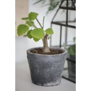 Potte sort ler hndfremstillet