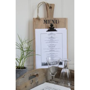 Skrebrt firkantet i akacietr