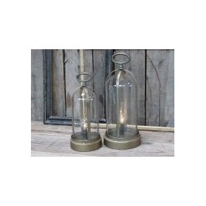 Fransk messing kuppel lanterne inkl. pre