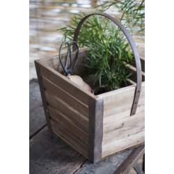 Kurv m/metalhank og metalhjrner fra Ib Laursen