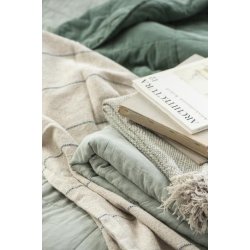 Vintage quilt lysegrn fra Ib Laursen 