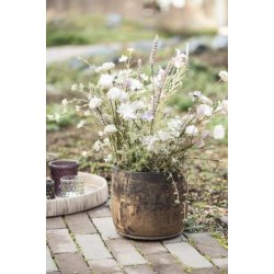 Blomst lilla/grnne nuancer