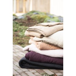 Vintage quilt i farven antracit fra Ib Laursen 