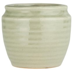 Urtepotteskjuler krakeleret Mirage Green fra Ib Laursen