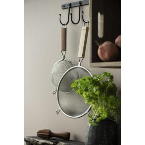 Knagerkke med 3 knager - sort