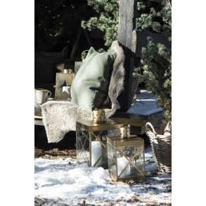 Lanterne med glas sider