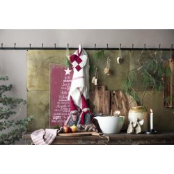 Stort trskilt med juletekst