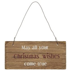 Lille trskilt  " May all your Christmas wishes come true"