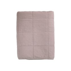 Vintage quilt stvet rosa fra Chic Antique