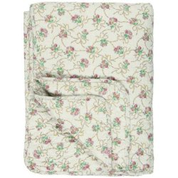 Quilt beige med roser