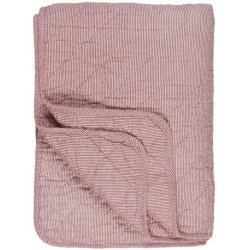 Quilt rd og hvid stribet