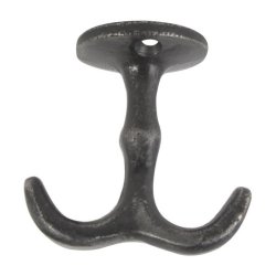 Knage dobbelt skrues op under hylde sort