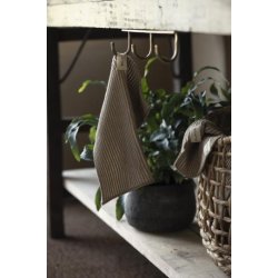 Knagerkke med 3 knager i messing - Ib Laursen