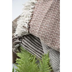 Plaid i creme/burned mnster fra Ib Laursen