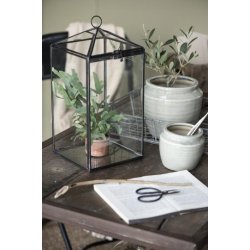 Urtepotteskjuler krakeleret Mirage Green fra Ib Laursen