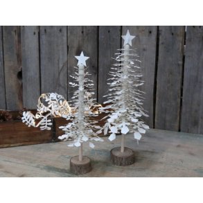 Vintage papirklip juletr p fod