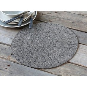 Vintage Dkserviet m. Perler - Chic Antique