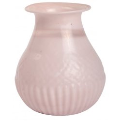 Vase med mnstret glas i vintage rose