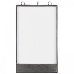 Fotoramme med elefant mnster i rammen, stor