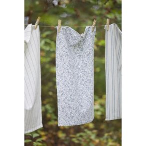 Viskestykke med stvbl blomsterranker fra Ib Laursen