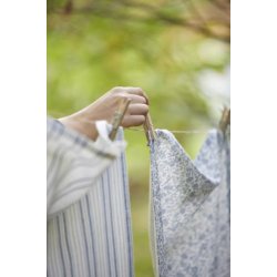 Viskestykke med stvbl blomsterranker fra Ib Laursen