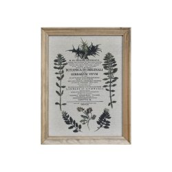 Billede med vilde blomster og tekst i naturramme fra Chic Antique