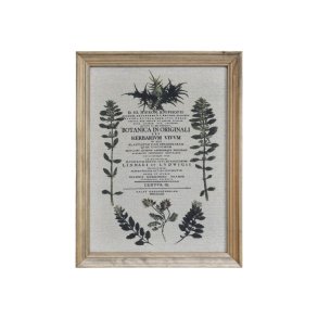 Billede med vilde blomster og tekst i naturramme fra Chic Antique