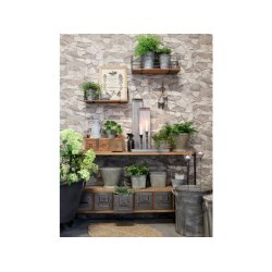 Billede med vilde blomster og tekst i naturramme fra Chic Antique