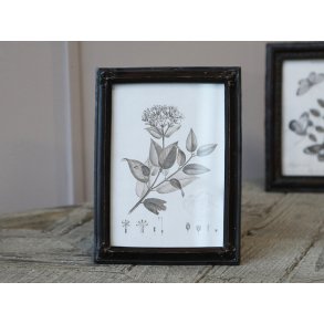 Gammel ramme med dekoration 