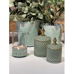 Glaskrukkke med lg fra La Vida