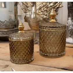 Glaskrukkke med lg fra La Vida