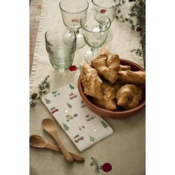 Servitter i papir med biler og juletrer fra Ib Laursen