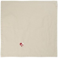 Stofserviet med broderet hjerte fra Ib Laursen