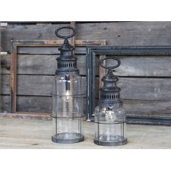 Fransk stald lanterne (inkl. pre og timer) - stor