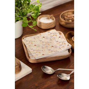 Servietter med efterrsblomster fra Ib Laursen