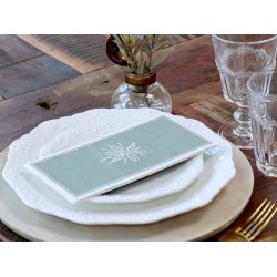 Serviet med blomst fra Chic Antique