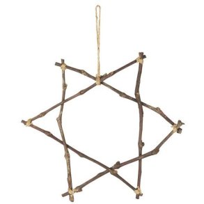 Stjerne af grene fra Ib Laursen